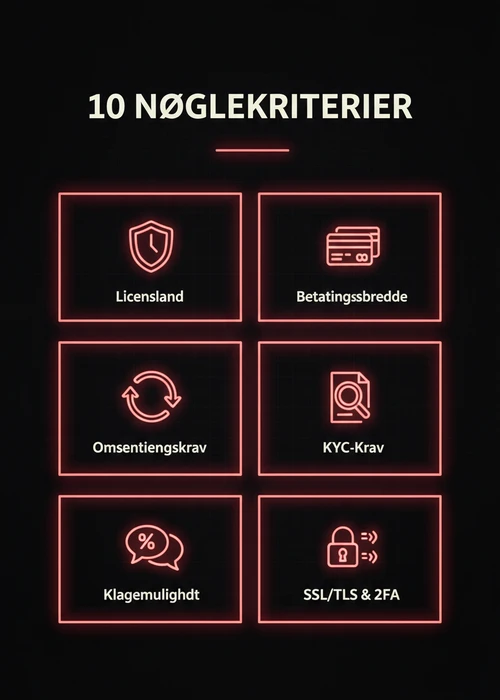 Oversigt over de 10 bedste udenlandske casinoer for danske spillere